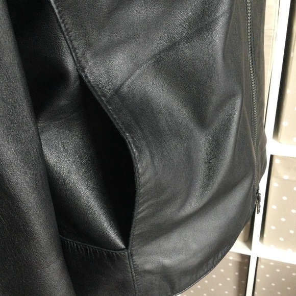 ISAAC MIZRAHI 100% genuine leather women jacket size S - Picture 5 of 9